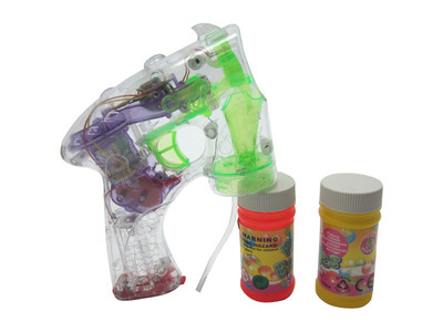 夏季熱銷玩具YEK22063透明閃光三燈全自動(dòng)泡泡槍 親子歡樂(lè)與早期教育的完美結(jié)合